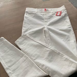 Spanx skinny white jeans NWT sz 8 tall